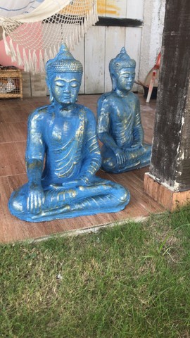 Estátua Zen Buda Meditação  - Foto 6