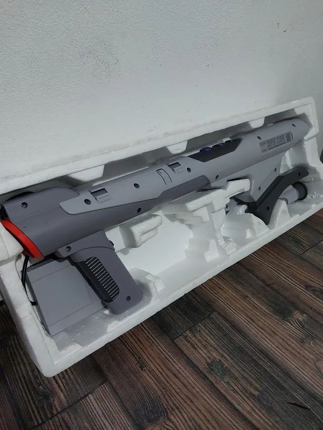 Scope super Nintendo na caixa original não acompanha cartucho de jogos 