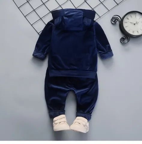 (NOVO! / 12-18 Meses) Conjunto Agasalho Plush Infantil - Foto 2