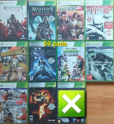 Jogos Xbox 360 Original Mídia Física - Videogames - Santana, São Paulo  1249455614