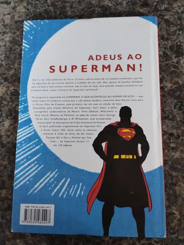 HQ Super Man O que Aconteceu ao Homem de Aço ? (Capa Dura)