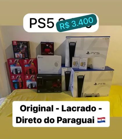 PlayStation 5 - Lacrado - Direto do Paraguai - Videogames - Centro,  Guarulhos 1250151740