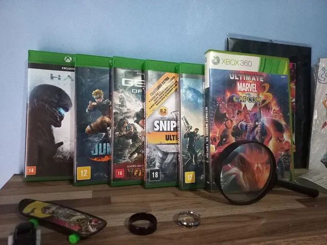 Jogos Xbox One e Xbox 360 ORIGINAIS!