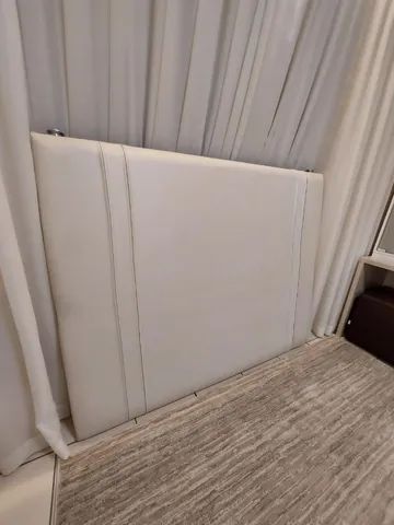 Cabeceira de cama Queen Ortobom (Luxor White) - Foto 4