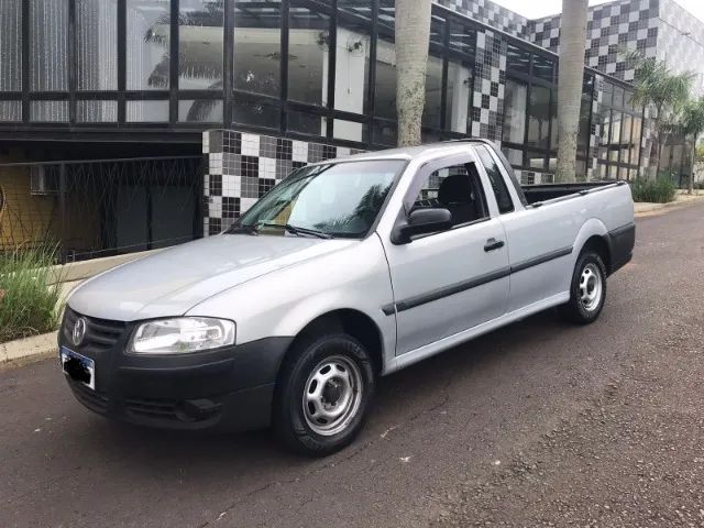 Comprar Picape Volkswagen Saveiro 1.6 G4 Flex Cinza 2010 em Aparecida-SP