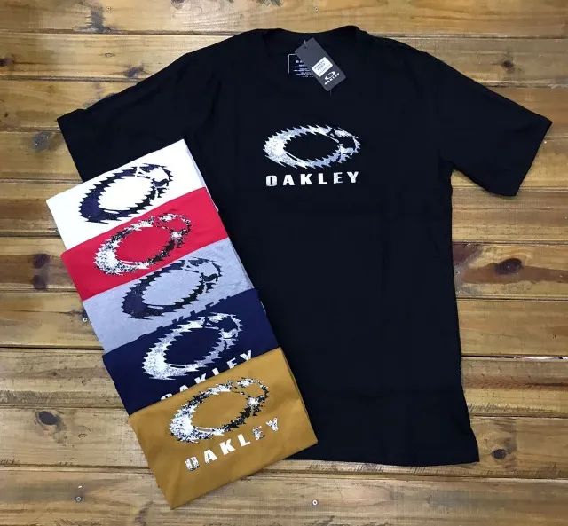 Camiseta Oakley Atacado camisa de marca para revender Fornecedor