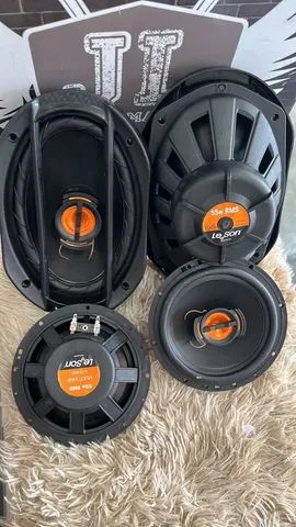 Kit alto-falante 6x9 e 6 polegadas completo