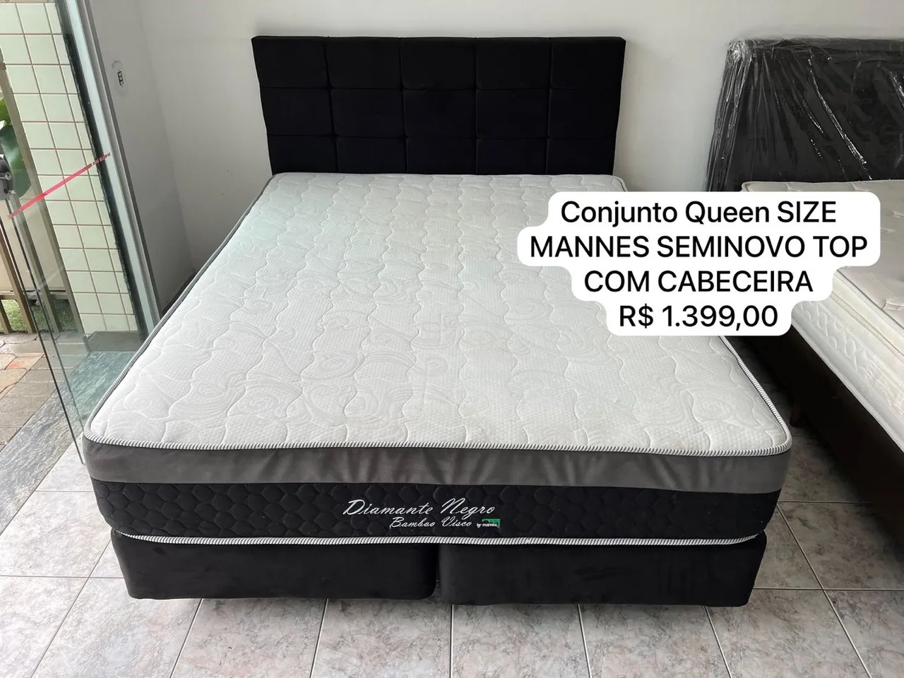 Conjunto de Cama Queen Size Mannes Seminovo