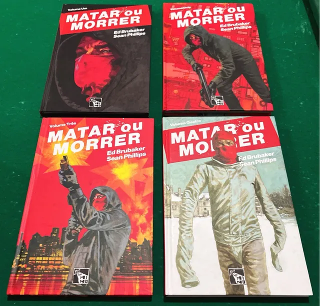 Matar Ou Morrer completo 4 edições, capa dura, Ed Brubaker / Sean Phillips.