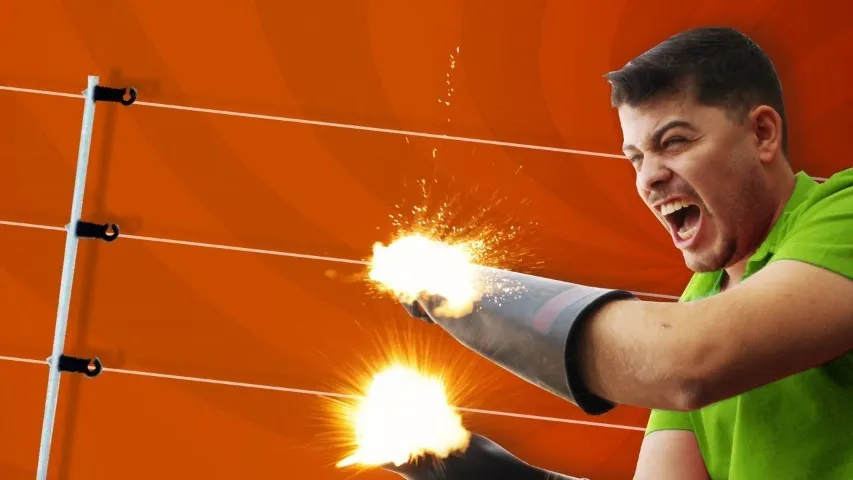cerca elétrica industrial haste reforçada 40x40 arame aço galvanizado eletro18 confira.