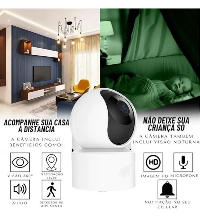 Câmera Wifi 360° (entrega gratis) - Foto 3