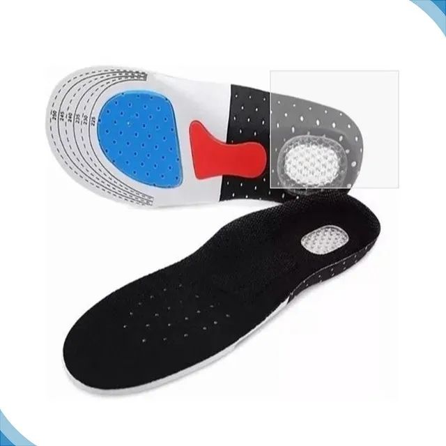 Palmilha Ortopédica Silicone Alivio de Dor Fascite Ortopedia 35 ao 42 - Foto 3