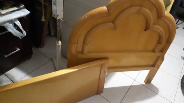 cama de madeira maciça  - Foto 2