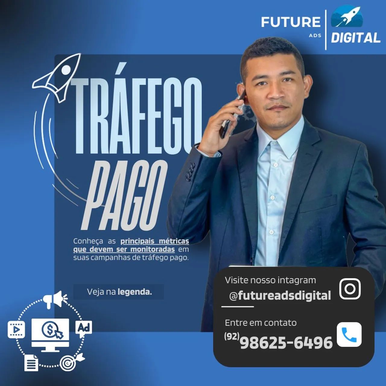Tráfego Pago produção de vídeo e social Media  - Foto 3