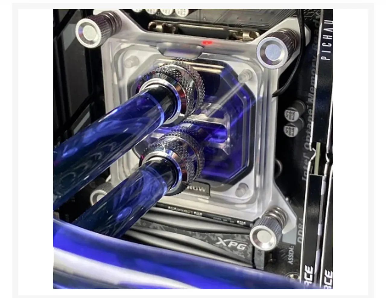 CPU Block Intel Barrow RGB LGA 1700 - 1200 - 115x para Water Cooler Custom - Foto 3