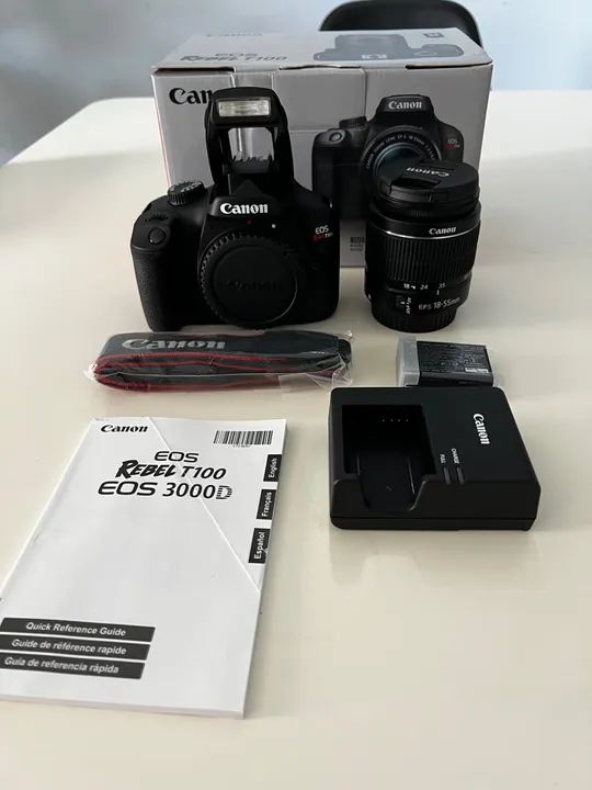 Câmera Canon EOS Rebel T100 - Foto 6