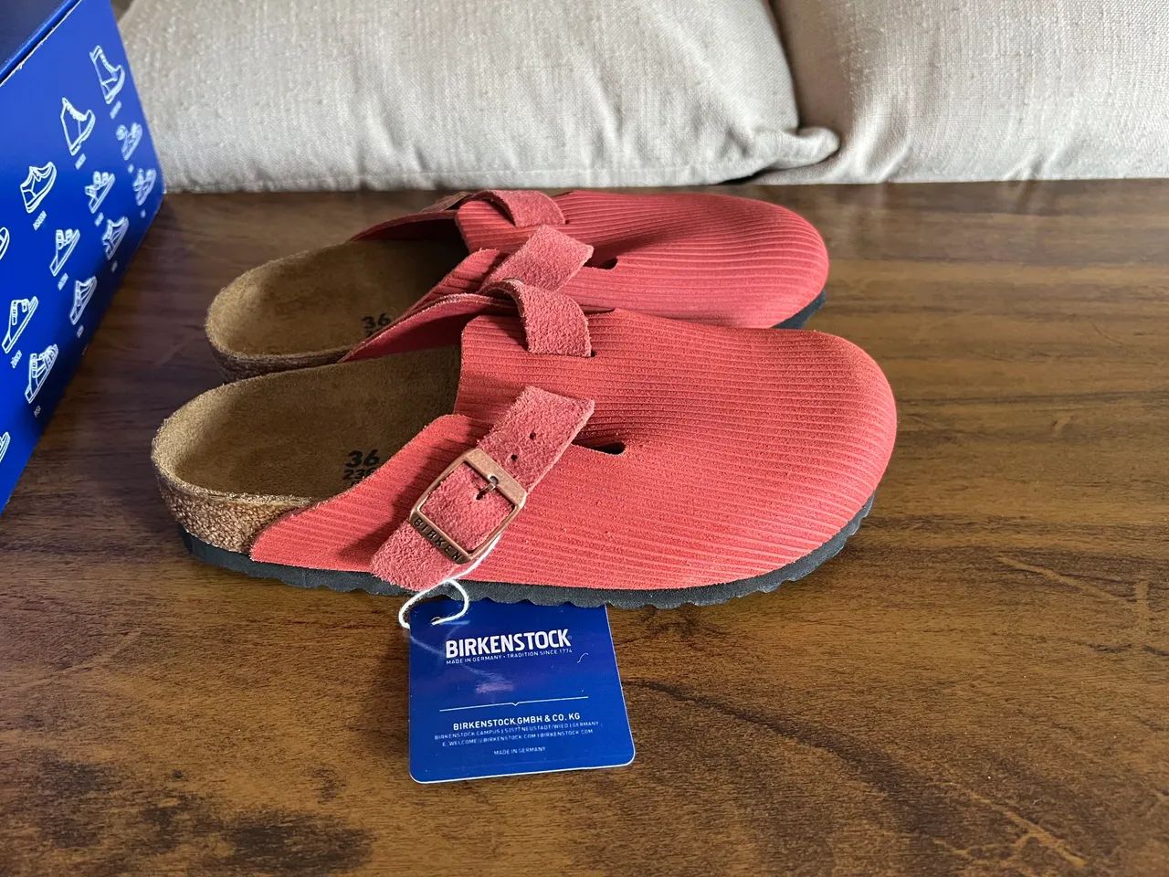 Birkenstock Boston Red 35BR - Foto 2