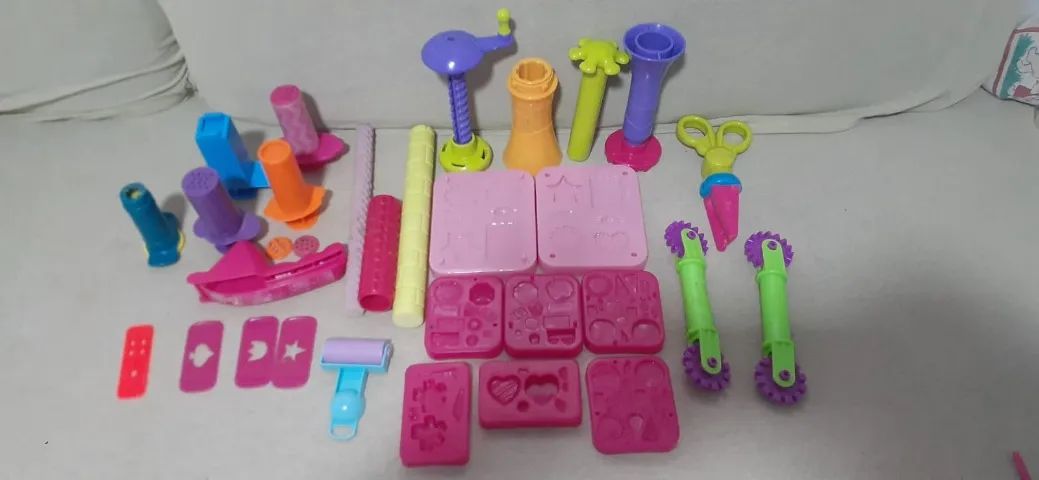 Conjunto de modelar Play Doh, Hello kit, Moldes de alfabeto