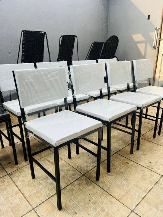 FABRICAMOS CADEIRA DE FERRO COM ALMOFADA  - Foto 4