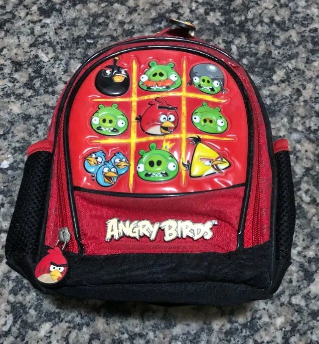 Lancheira Angry Birds Vermelha - Foto 5
