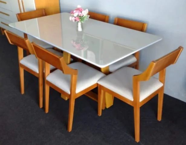 Mesa de jantar 6 lugares Conquista 
