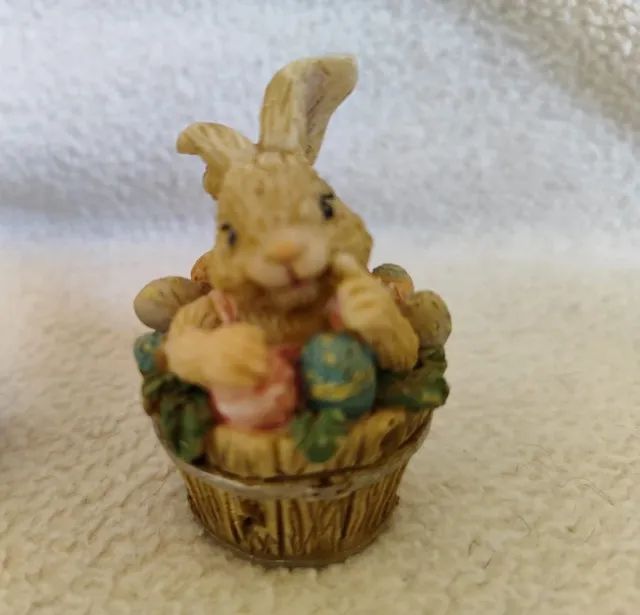 conjunto de coelhinhos miniatura