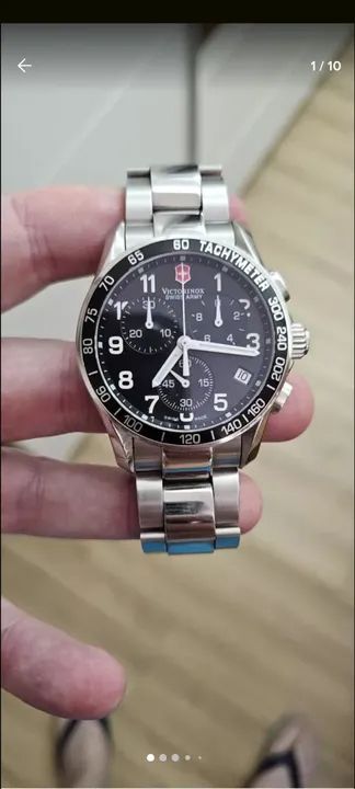 Relógio vitorinox suíço em ótimo estado vidro de safira