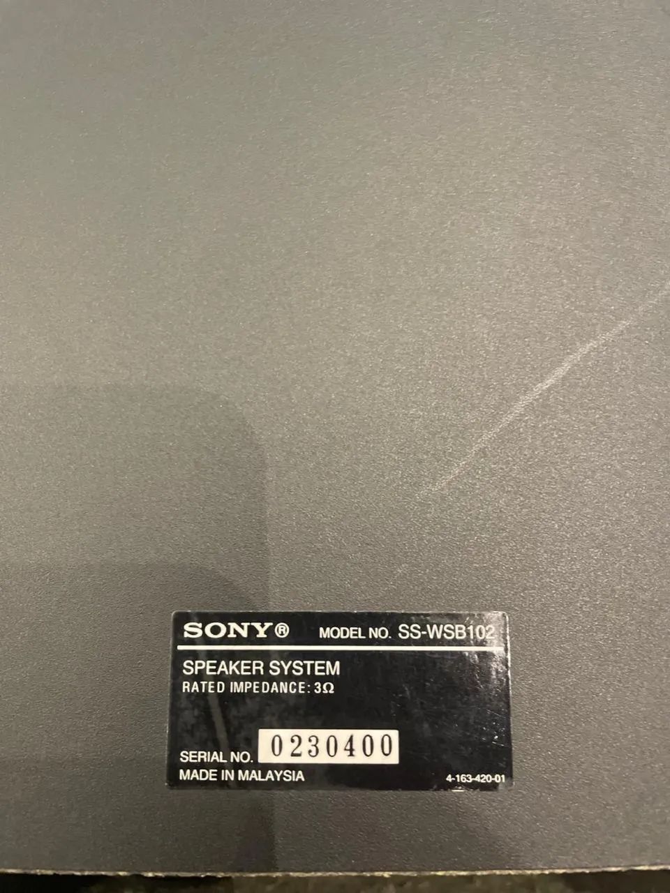 Caixa de Som Sony SS-WSB102 (Completo) - Foto 3