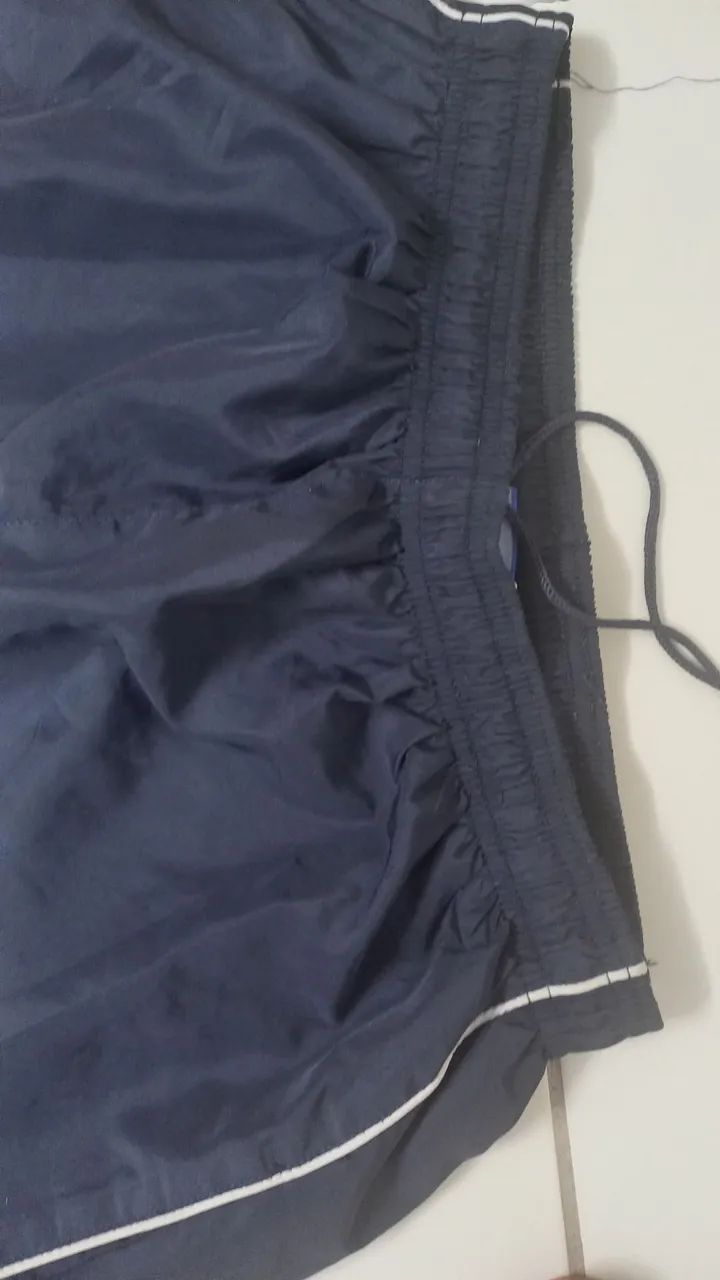 Calça de tactel Masculina - Azul - Tamanho G - Foto 2