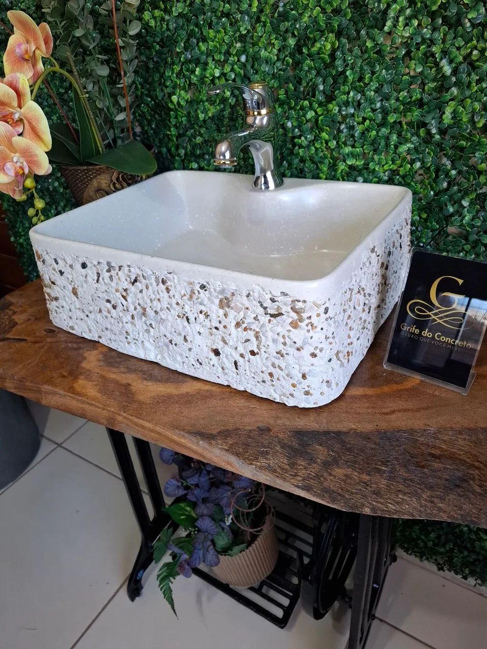 Cuba de Concreto com Design Exclusivo