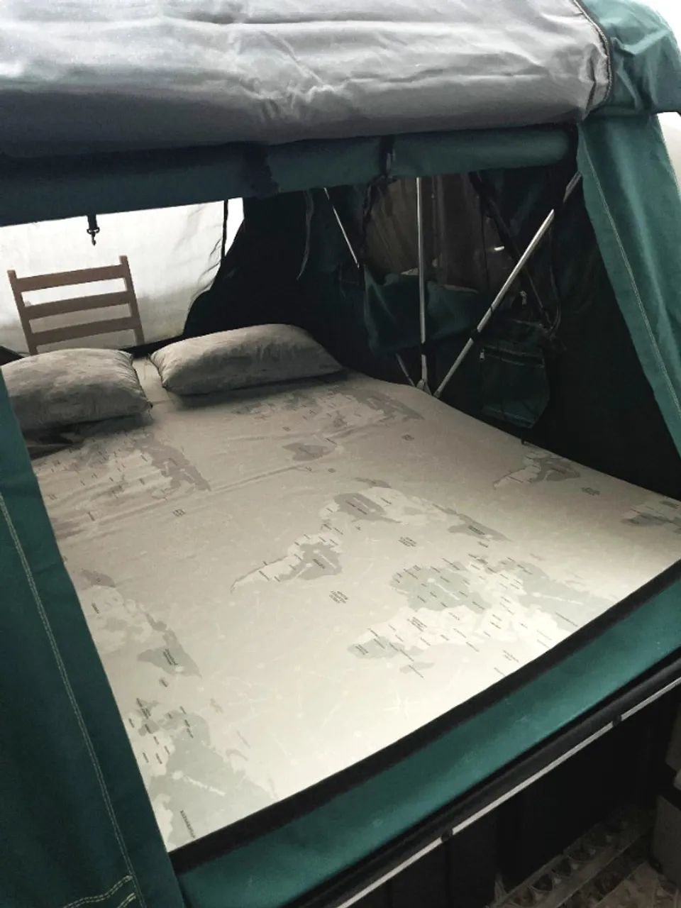 BARRACA DE TETO c/anexo CAMPINGS WORLD (TOPCAMP) 1,40m - Usada 2x - Foto 4