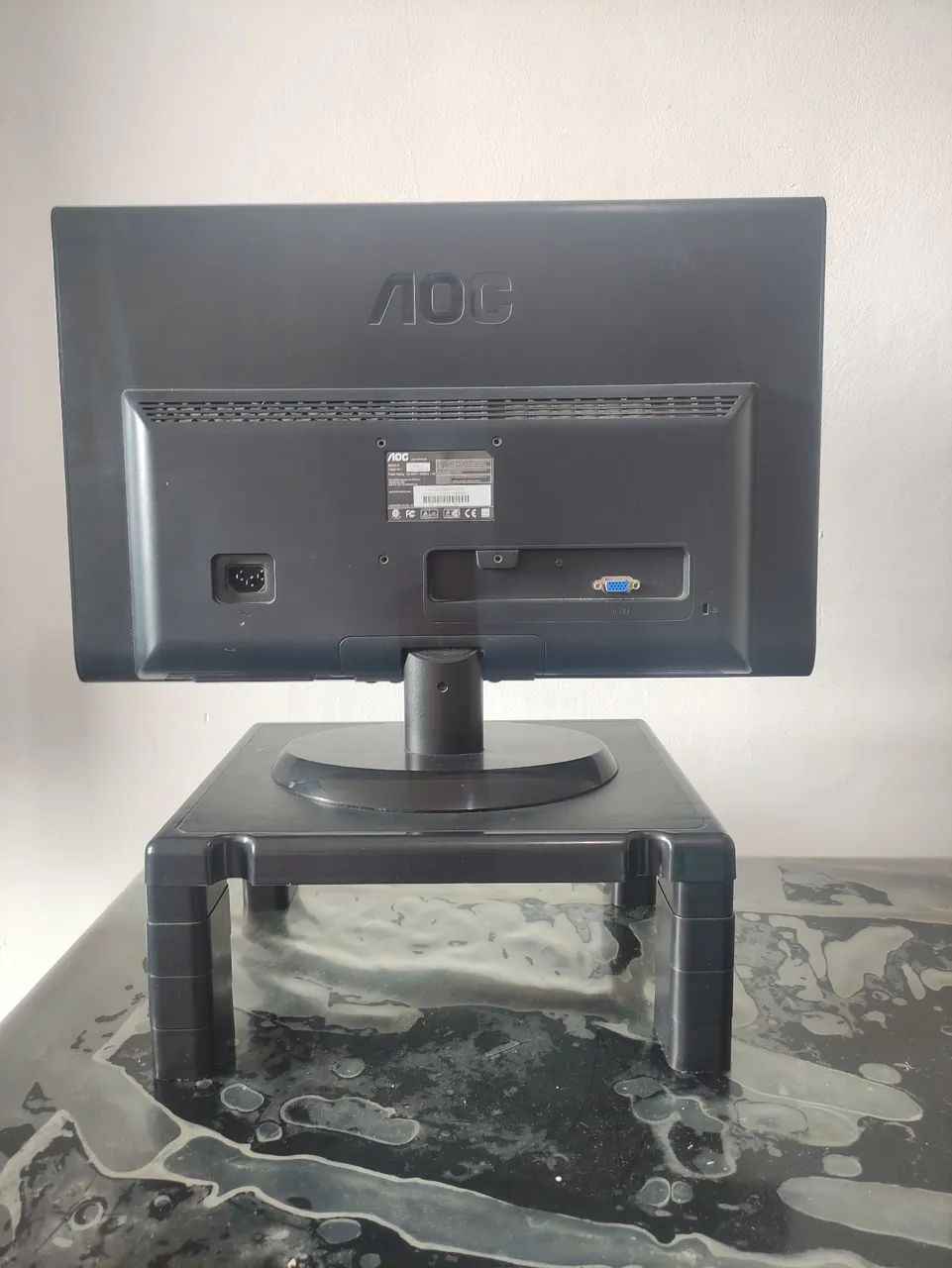 Monitor AOC 22 polegadas, LED, Full HD, funcionamento normal, conservado! - Foto 5