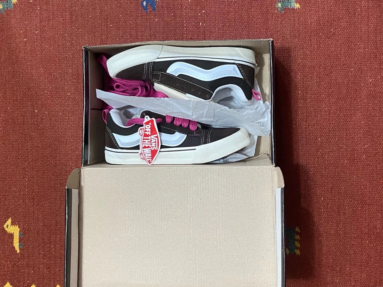 tênis vans knu skool - café pink (36)