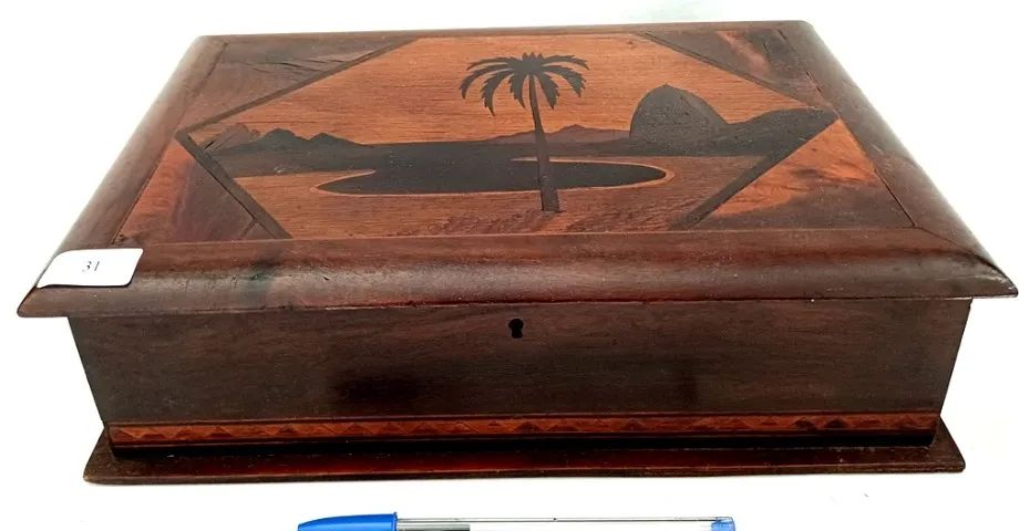 Caixa com estampa do Rio de Janeiro