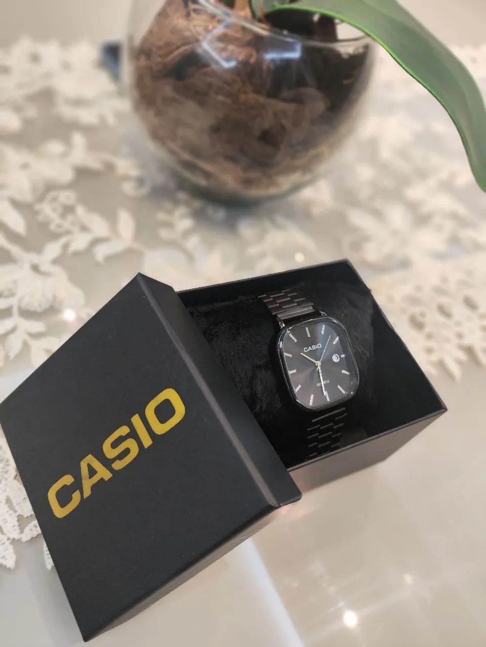 Relógio Cássio Vintage Preto - Foto 2