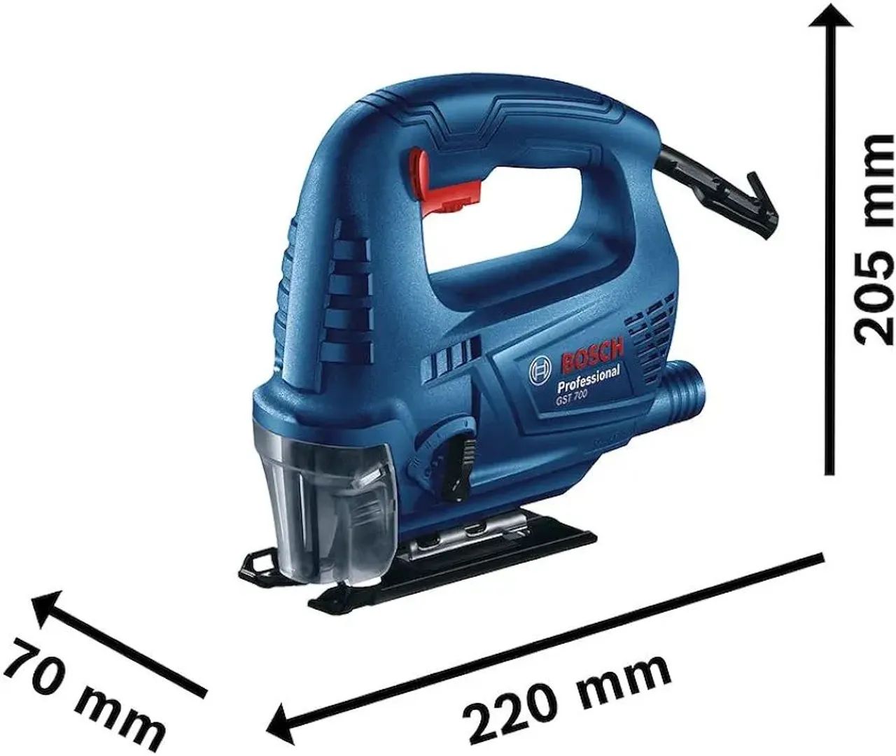 Serra Tico-Tico Bosch GST 750 520W - Nova - Foto 4