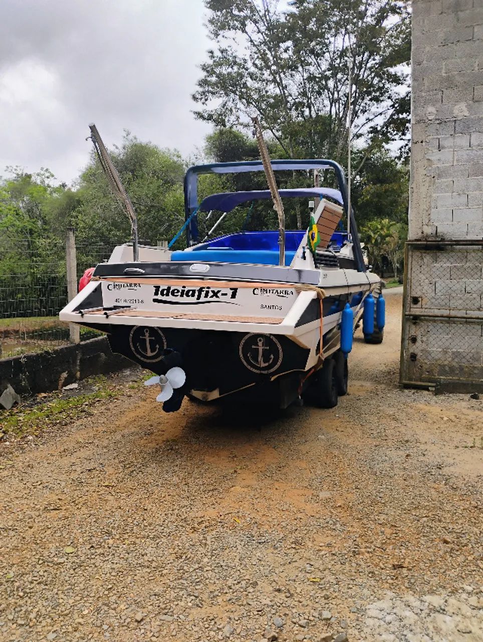 LANCHA CIMITARRA CABINADA 25 PÉS - Foto 10