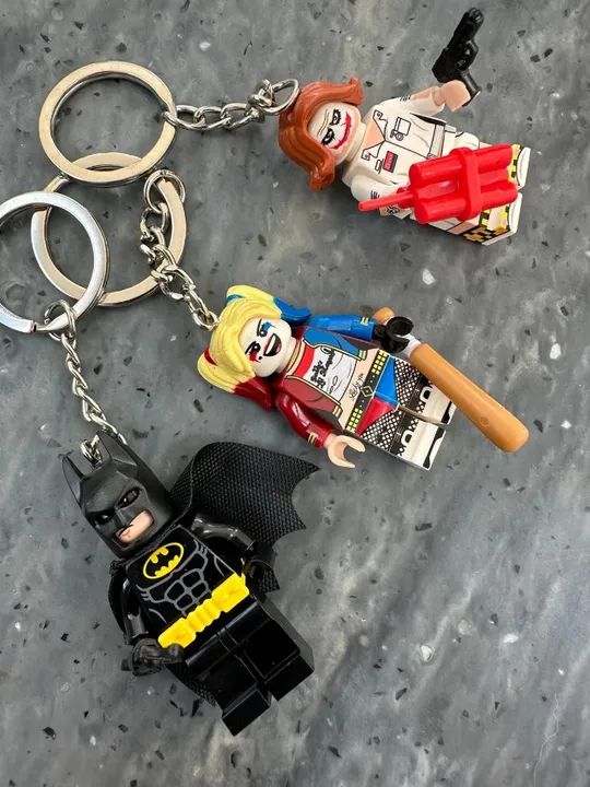 Minifiguras LEGO Batman Boneco e Chaveiro - Perfeitas para Colecionadores e Presentes! Jok - Foto 5