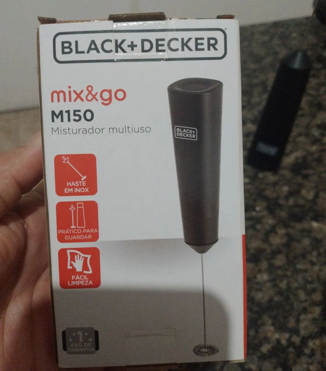 Misturador  Black+Decker Mix&Go M150 - Novo