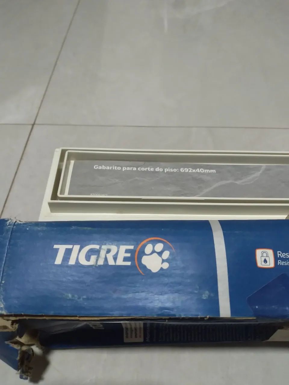 Ralo linear oculto invisível Tigre 70cm