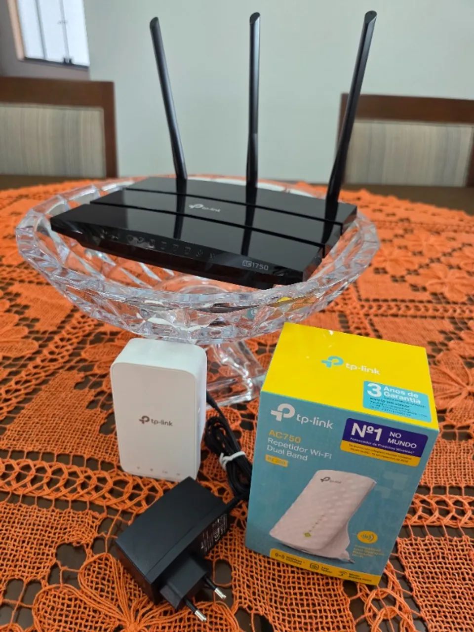 Kit Roteador + 2 repetidores TP-Link
