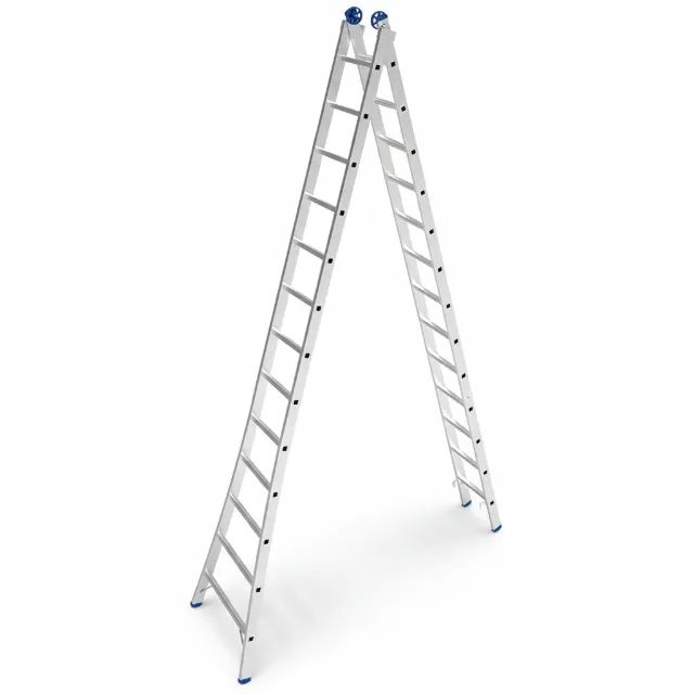 Escada 13 Degraus Extensiva Alumínio Mor - Foto 2