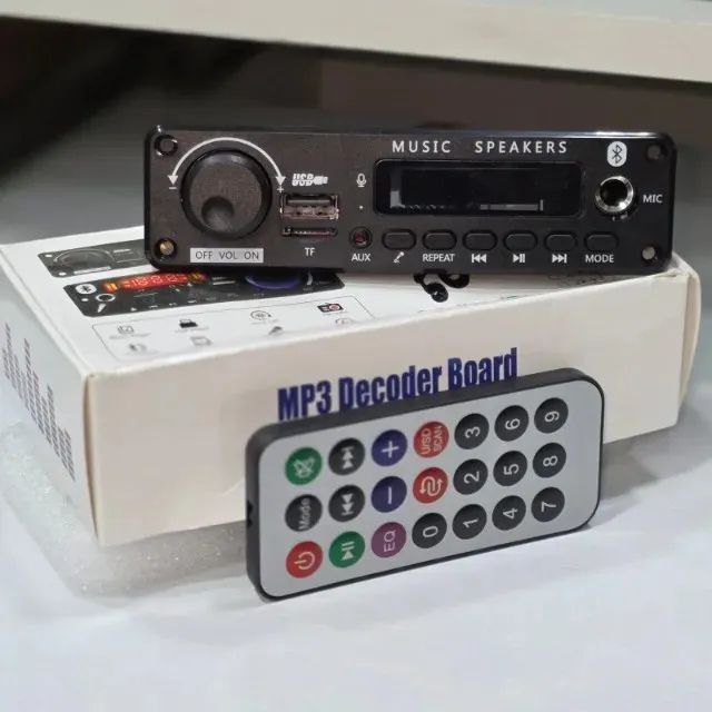 Placa Decodificadora 50W Usb Mp3 Sd Bluetooth Karaokê