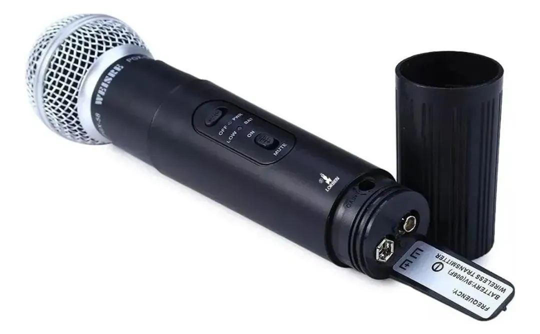  Microfone Sem Fio WEISSE PGX com 2 Canais - UHF - Profissional - Foto 5