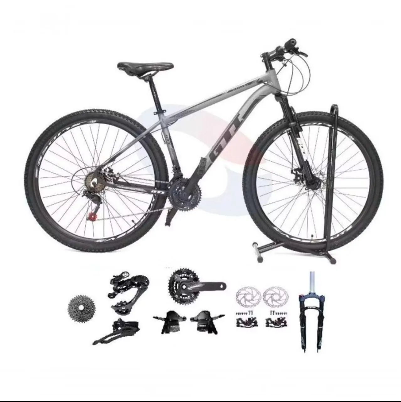 Bicicleta ROMA GTI ARO 29 CINZA GRAFITE 