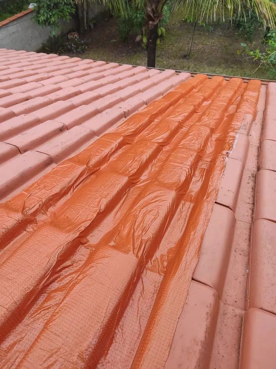 Manta Autoadesiva Terracota  50cm X 10M - Foto 2