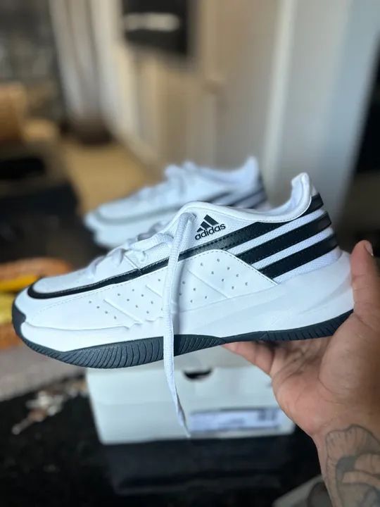 Tênis Adidas Branco Original  - Foto 4