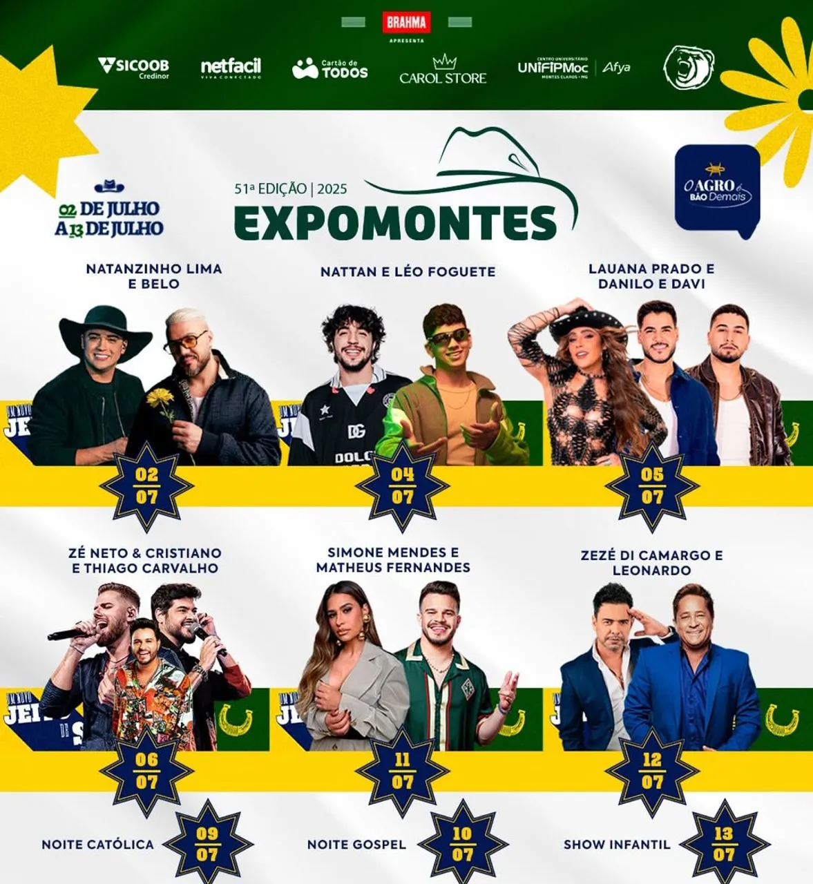 Convite Expo Montes Claros 2025