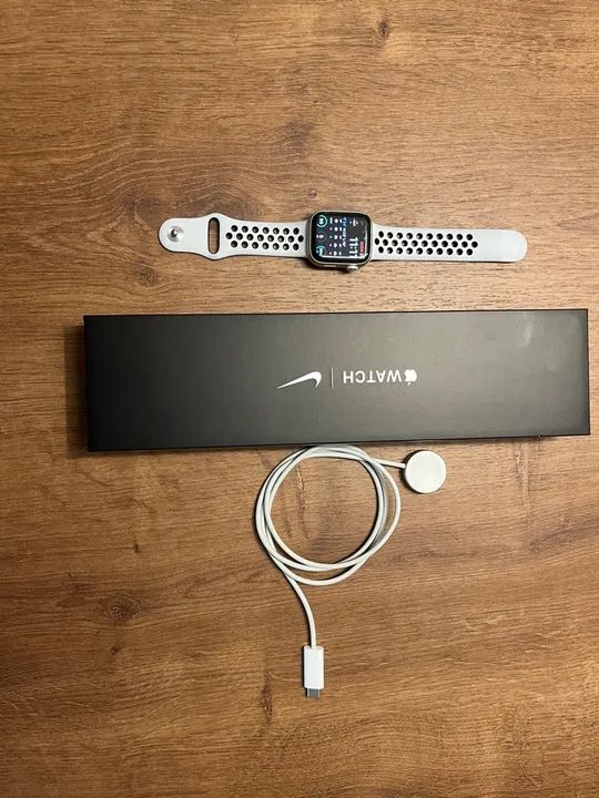 Apple Watch Series 7 Nike Edition 40mm - impecável - aceito trocas - Foto 6