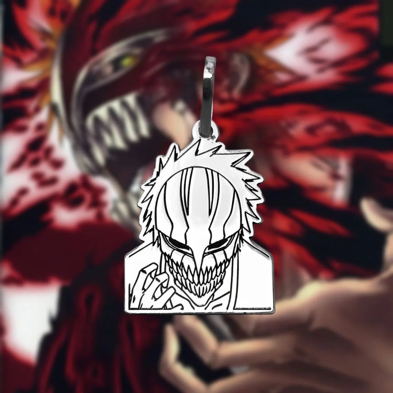 Pingente de Prata - Ichigo Full Mask Hollow (Bleach) - Foto 2